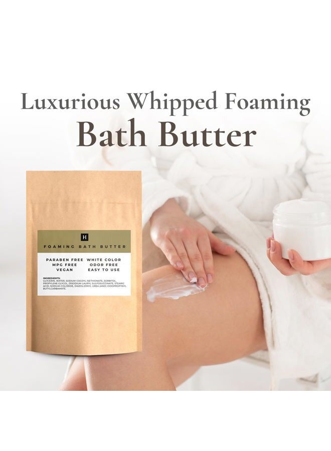 HalalEveryDay Foaming Bath Butter Base Whipped 2 lb. Bag | 100% Pure - Image 2