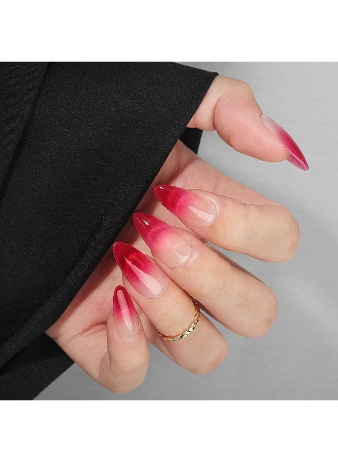 Anglicolor 30 Pieces Press On Nails, Seamless and Removable Nail Stickers, French Pastel Press On Nails, Reusable False Nails, Fack Nails, 15 Sizes - A107 - Image 3