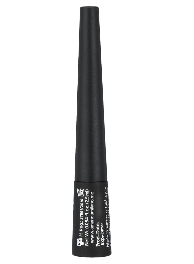 Amanda Milano Dip Liner Matte High Performance Eyeliner Black - Image 3