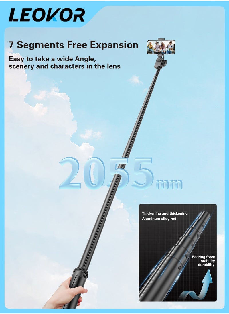 Selfie Stick Tripod,360 Rotation Phone Stabilizer Holder with Wireless Remote,Lightweight and Portable Cell Phone Holder,Compatible with iOS,Android,Perfect for Video Recording,Selfies - pzsku/Z0756F2CD709A486B4048Z/45/_/1721455413/c03230c8-eecd-4bfb-b6e2-aa53fe9e5ef8