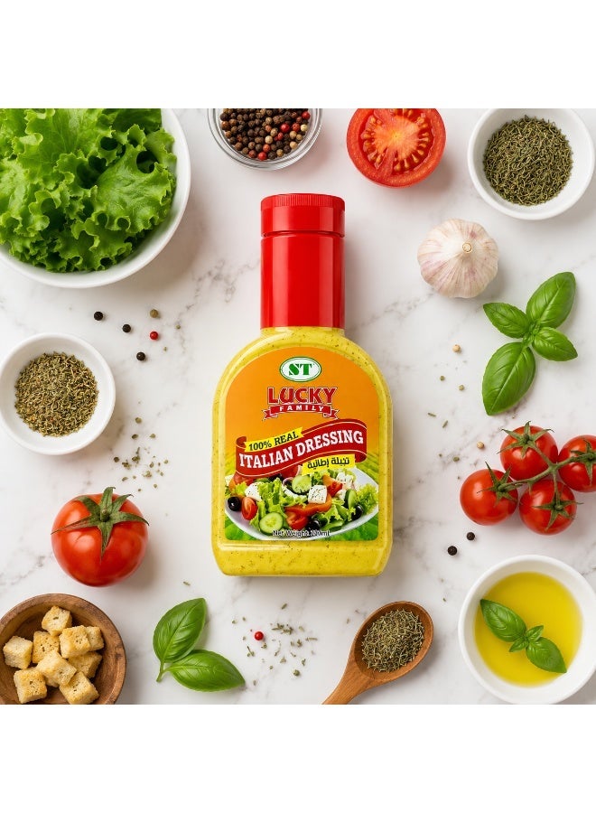 LUCKY FAMILY Real Italian Dressing 237ml - Image 3