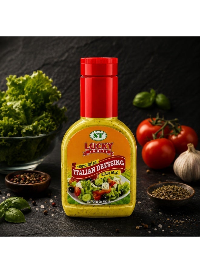 LUCKY FAMILY Real Italian Dressing 237ml - Image 4
