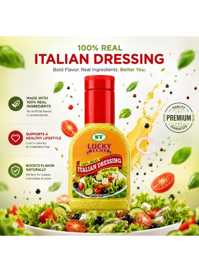 LUCKY FAMILY Real Italian Dressing 237ml - Image 5