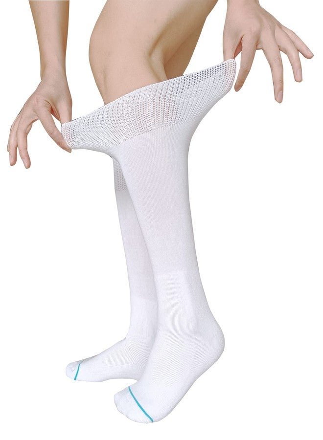 LORVVDE Walking Boot Socks Hospital Sock Liner for Orthopedic Boot Walker Brace, Boot Socks for Air Cam Walkers and Fracture Boot Cast Cover Surgical leg 2 Pairs - Image 4