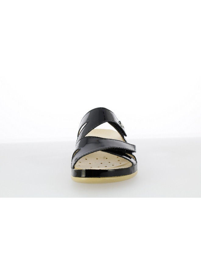 VITAL صنادل فيتال للسيدات ميد لاك 0630MAS2399 أسود - Image 4