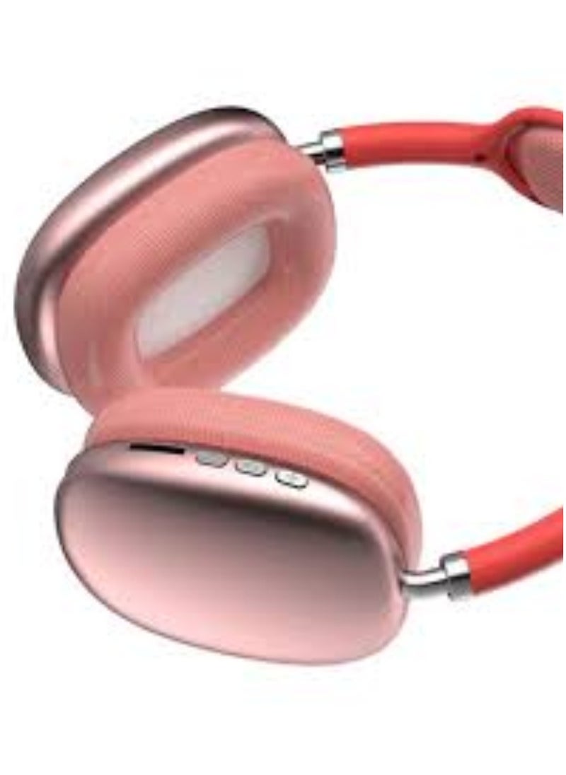 NATIONAL PLASTIC - P9 PRO MAX Bluetooth Wireless Headset Over-Ear Headphone With Mic RED - Image 1