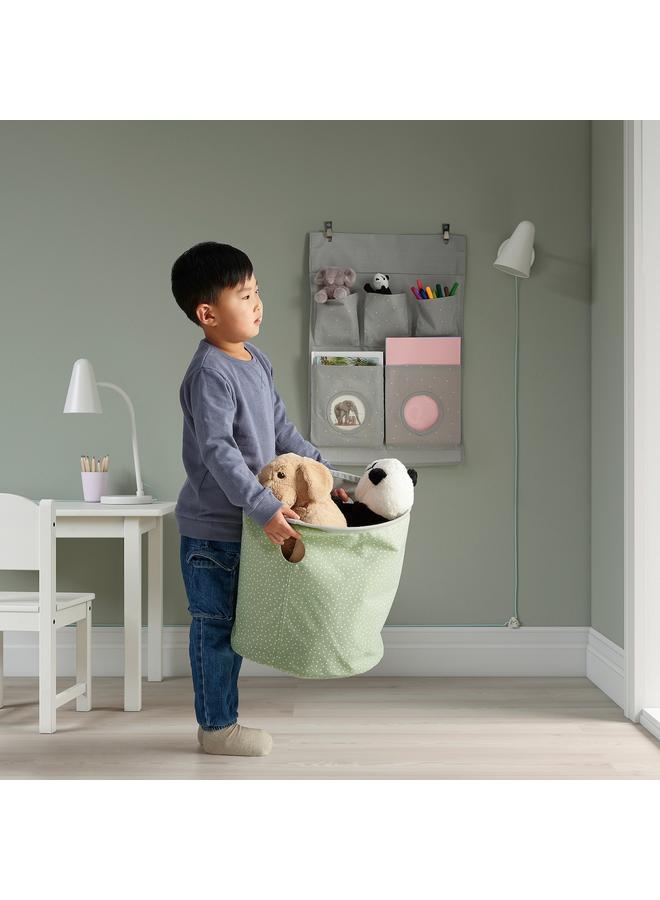 Zaboon Storage Bag, Dotted Green/Light Grey - Image 3