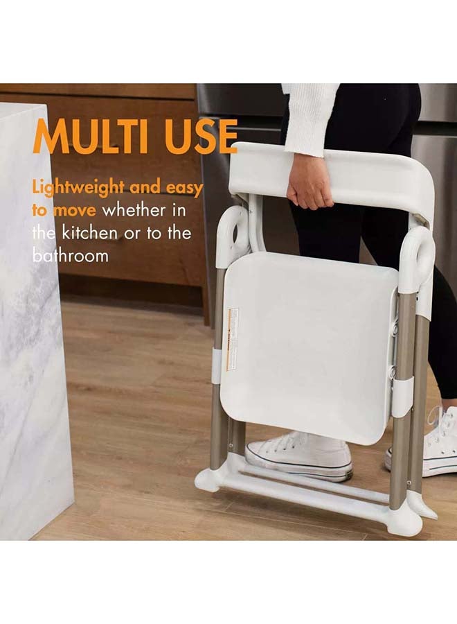 BOON Pivot Toddler Tower  Folding Kitchen Stool for Ages 18M - 4Y - Image 5