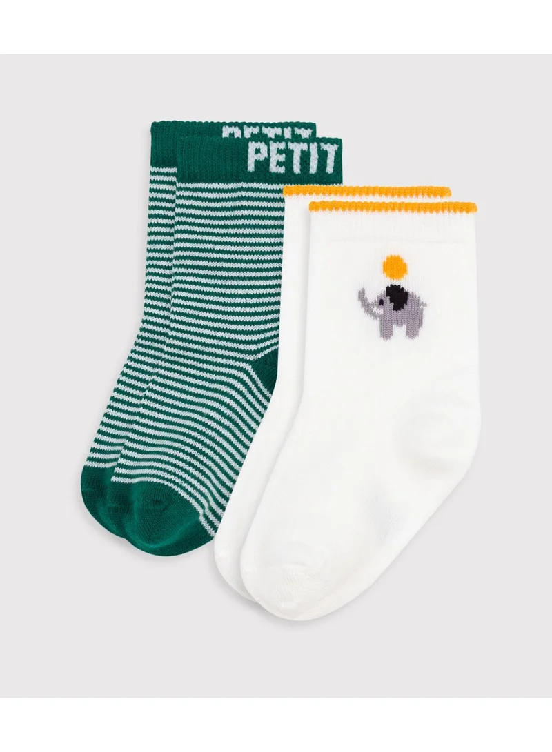 Petit Bateau Babies' cotton socks - 2-Pack