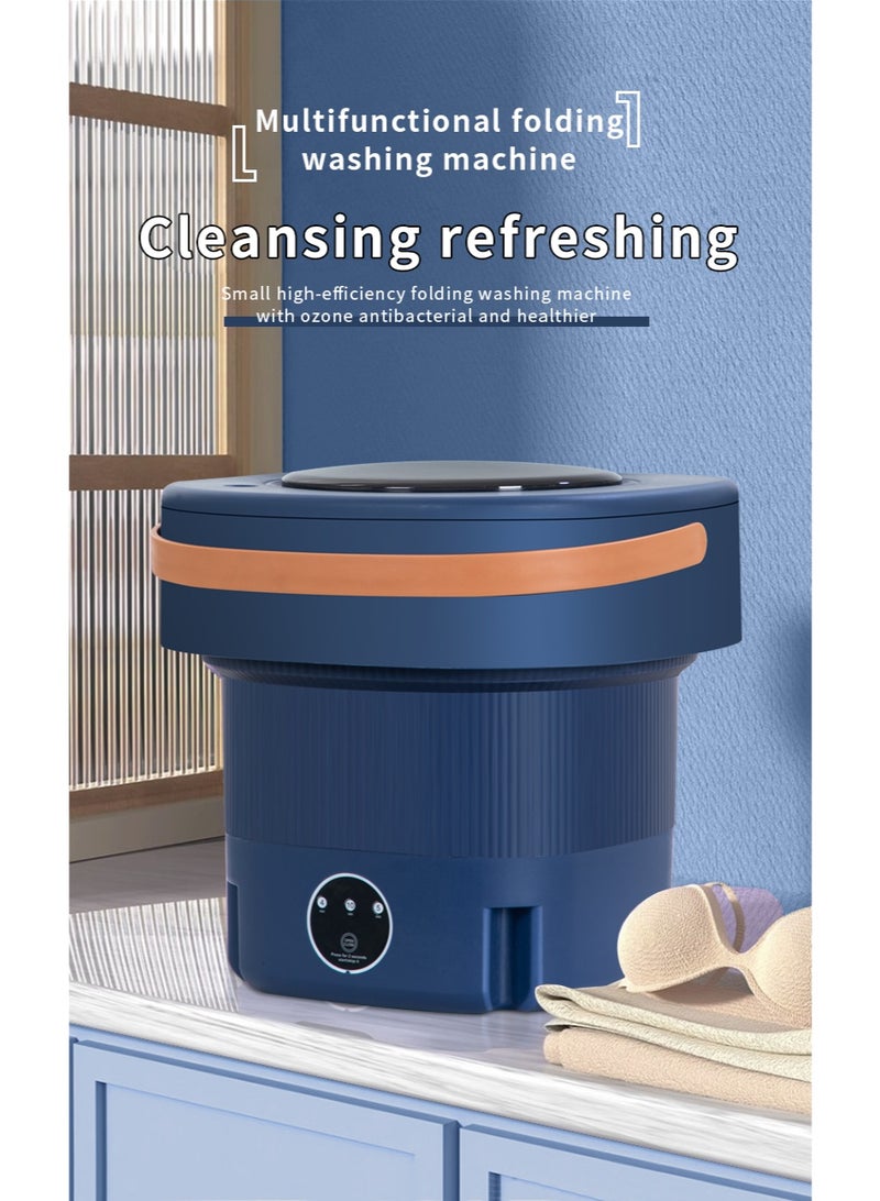 غسالة صغيرة سعة 12 لتر قابلة للطي قوي ومتانه سعه كبيره شكل انيق وجذاب وعصري - Image 1