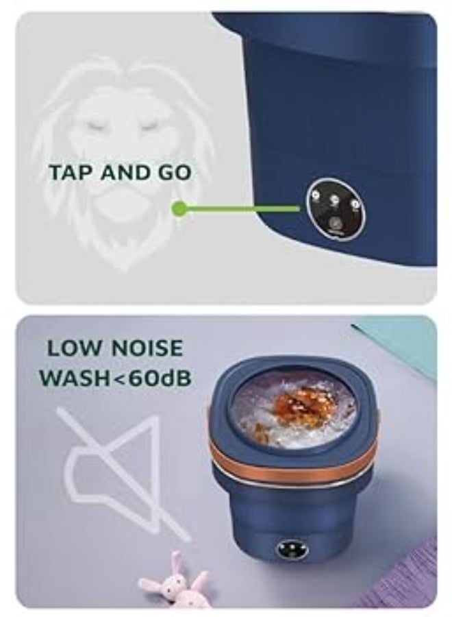 غسالة صغيرة سعة 12 لتر قابلة للطي قوي ومتانه سعه كبيره شكل انيق وجذاب وعصري - Image 5