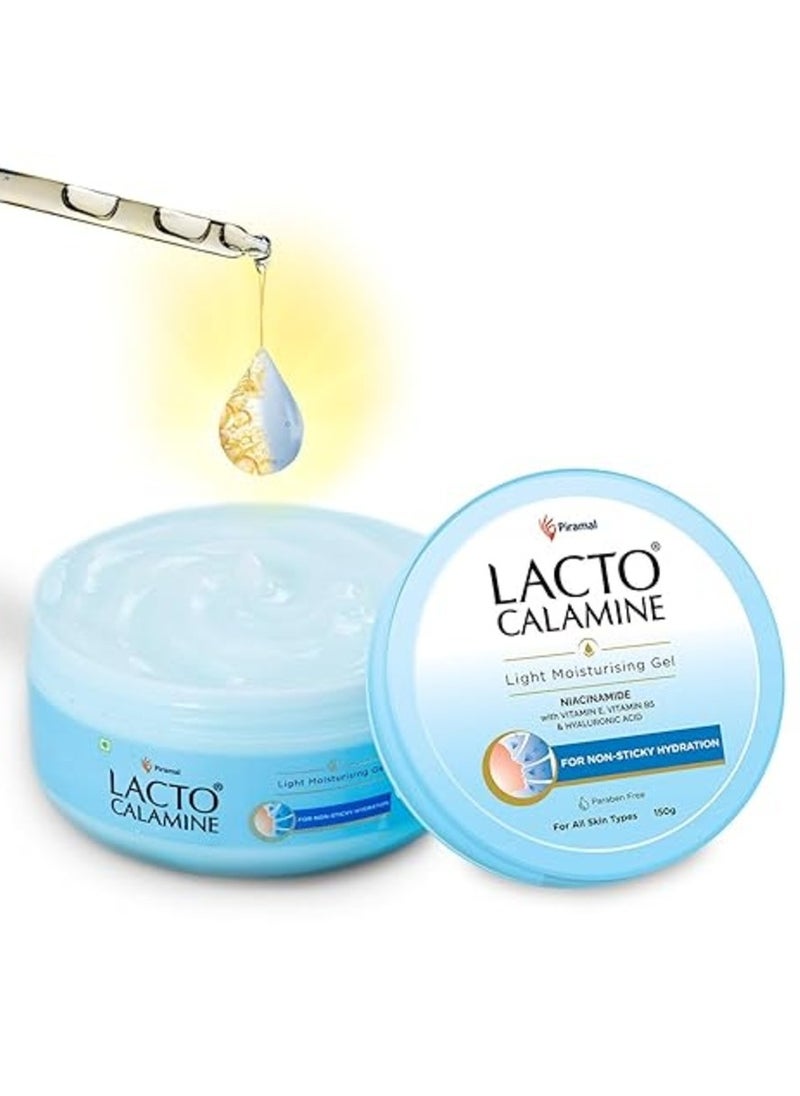 Lacto Calamine Light Moisturizing Gel Niacinamide with Vitamin E, Vitamin B5 & Hyaluronic Acid 150 g  - Image 1