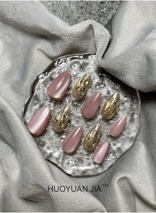 Rosy Gilded Charm