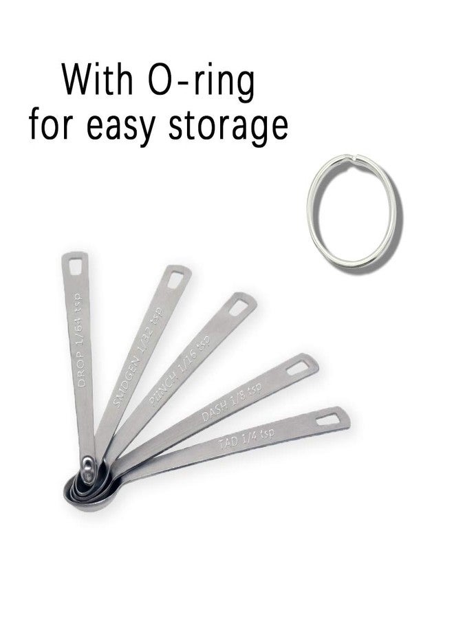 BERYLER مجموعة ملاعق قياس صغيرة من BERYLER، عبوة واحدة، ملعقة شاي متينة من الفولاذ المقاوم للصدأ للطبخ والخبز، مناسبة لكميات صغيرة من المكونات الجافة أو السائلة والتوابل - Image 4