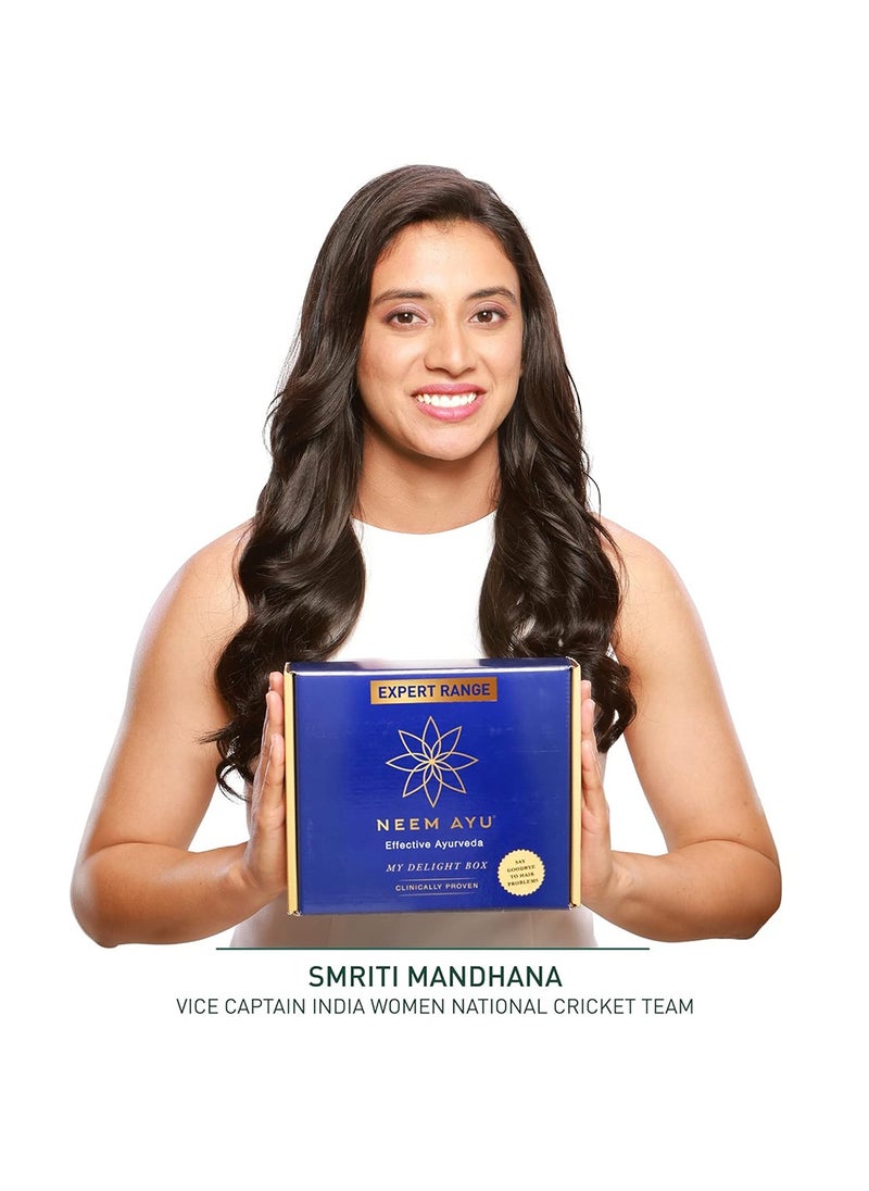NEEM AYU - NEEM AYU Ayurvedic Anti Hair Fall Kit | Hair Oil 100ml, Shampoo 200ml & Capsules 60N | Helps to reduce hair fall by 90% within 28 days & increases hair volume| For all hair types - Image 1