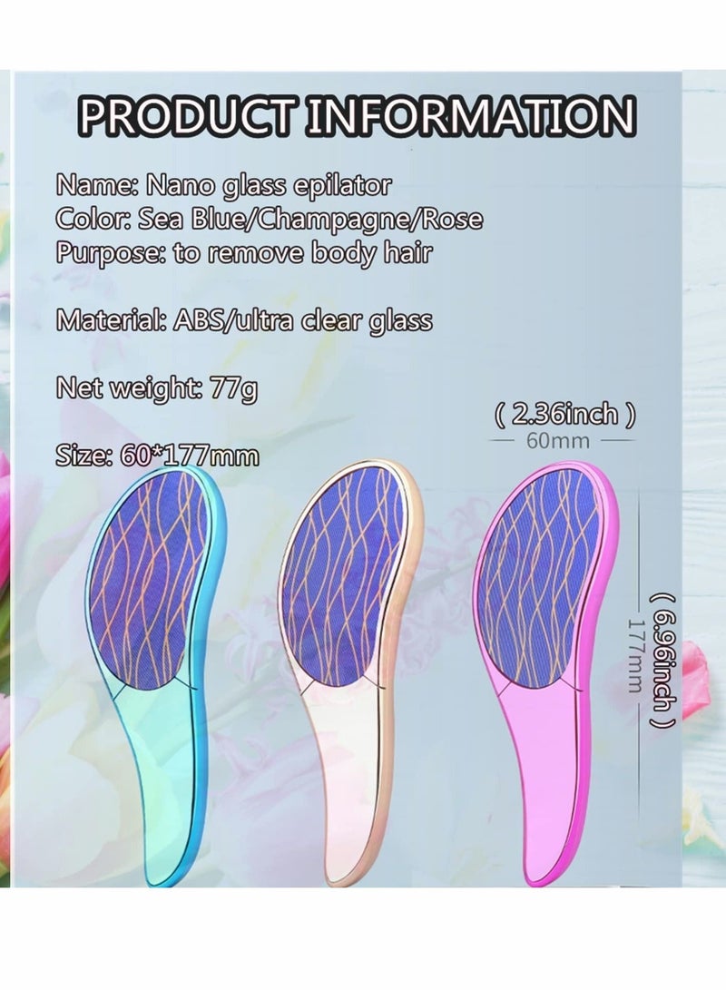 NIBEMINENT New Bleame Crystal Hair Eraser, Magic Wing Removal, Exfoliation Painless Removal Tool for Men & Women,Soft Silky Skin Full Body - Image 4