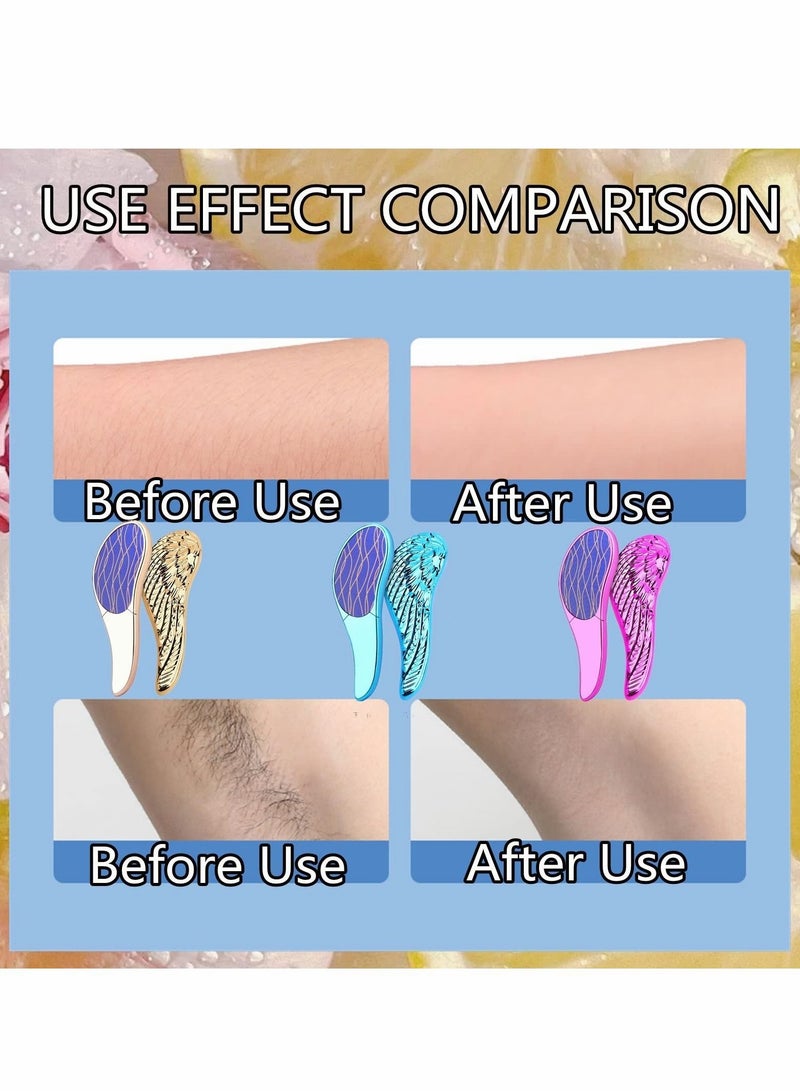 NIBEMINENT New Bleame Crystal Hair Eraser, Magic Wing Removal, Exfoliation Painless Removal Tool for Men & Women,Soft Silky Skin Full Body - Image 5