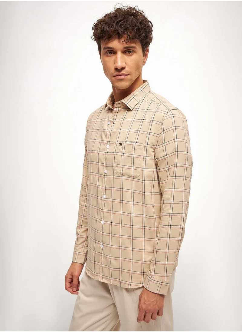 ذا بير هاوس Cotton Shirt for Men | Slim Fit, Long Sleeve, Casual & Formal Wear | Soft, Breathable Fabric for Office, Everyday, & All-Season Use in Classic & Trendy