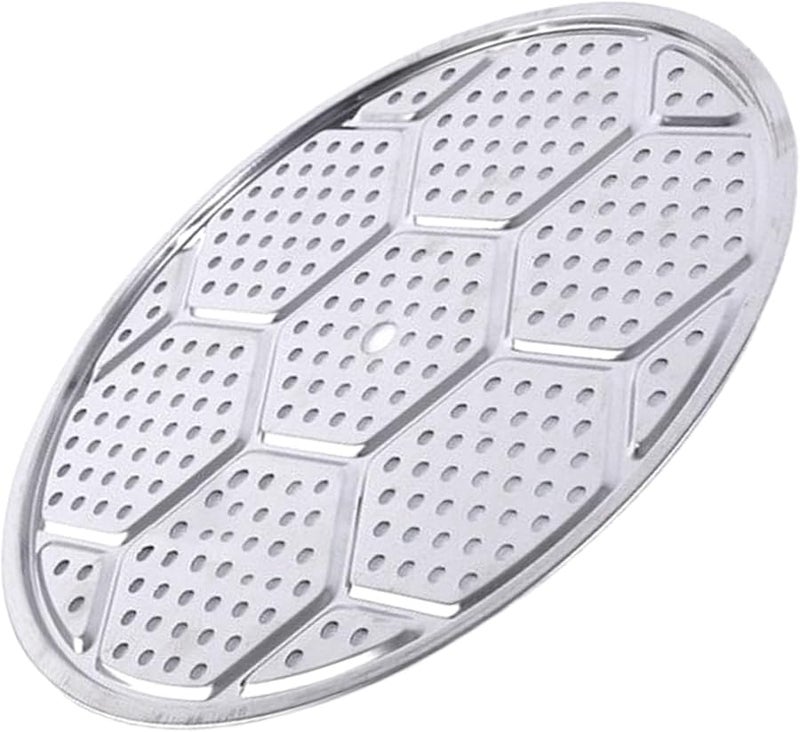 رف بخار من الفولاذ المقاوم للصدأ صينية تبخير مستديرة للطهي والخبز في قدر المرق - Image 5