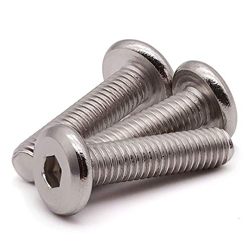 RoyceMart M6 x 20mm (30 Pack) Hex Socket Flat Head Screws, 304 Stainless Steel 18/8, Full Thread Machine Screws for Furniture, 3D Printer, DIY, Machinery - Image 3