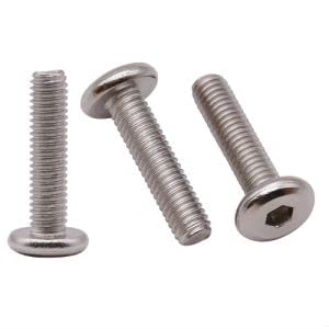 RoyceMart M6 x 20mm (30 Pack) Hex Socket Flat Head Screws, 304 Stainless Steel 18/8, Full Thread Machine Screws for Furniture, 3D Printer, DIY, Machinery - Image 2