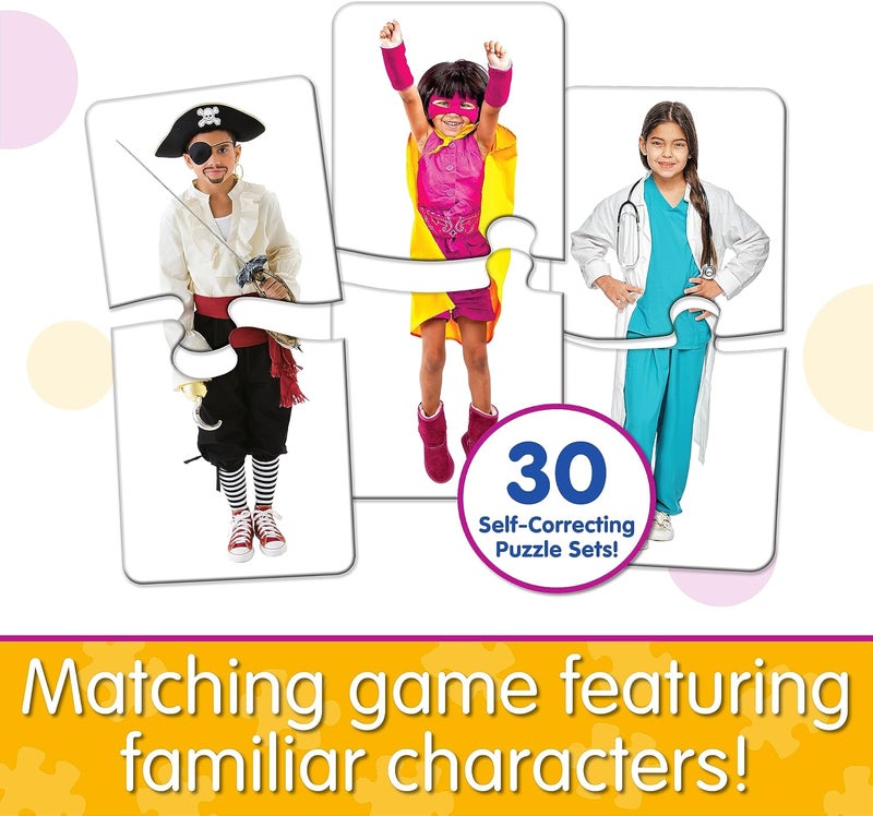 The Learning Journey Match It - Who Am I? Self-Correcting Matching Puzzle Set for Kids - Image 2