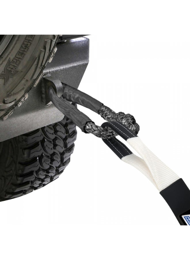 دي بي تي، توصيلة حبل سحب، حبل سحب سيارات، اسود، سماكة 8 ملم*حمولة 8 طن - Image 3