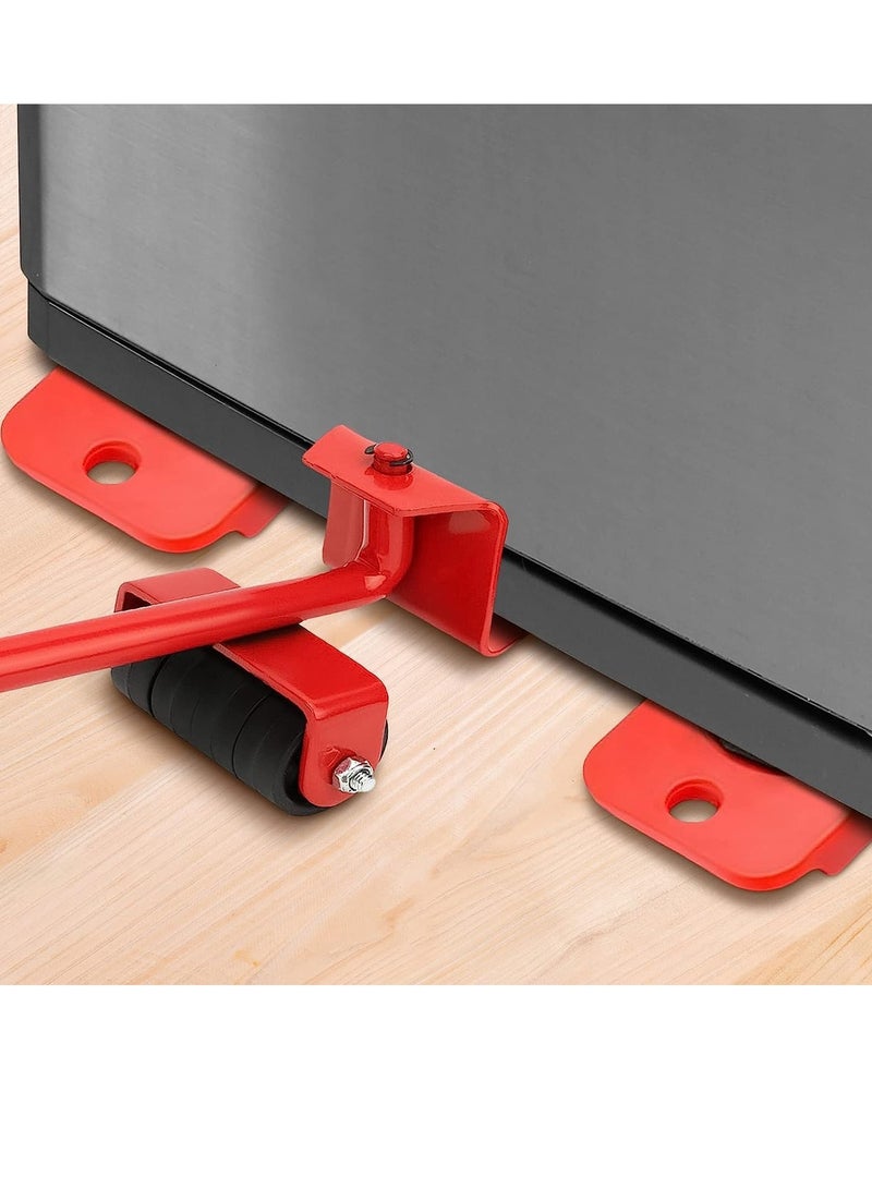 5 Packs Furniture Lifter,Heavy Furniture Moving System Lifter Kit with 4 Slider,Furniture Slides Kit,Heavy Furniture Roller Move Tools,Up to 200kg/440 lb - Image 5