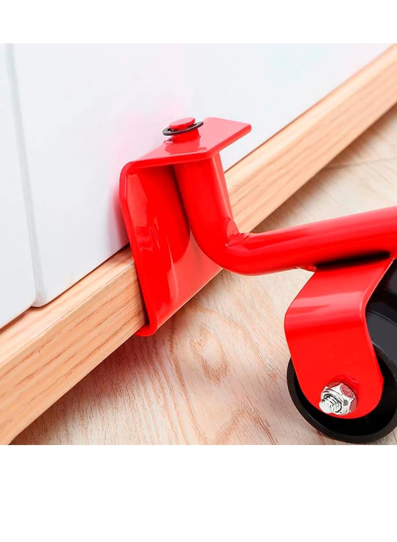 5 Packs Furniture Lifter,Heavy Furniture Moving System Lifter Kit with 4 Slider,Furniture Slides Kit,Heavy Furniture Roller Move Tools,Up to 200kg/440 lb - Image 2