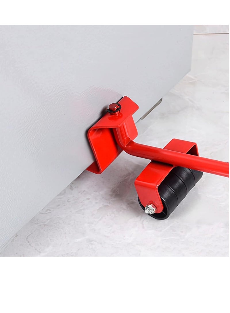5 Packs Furniture Lifter,Heavy Furniture Moving System Lifter Kit with 4 Slider,Furniture Slides Kit,Heavy Furniture Roller Move Tools,Up to 200kg/440 lb - Image 3
