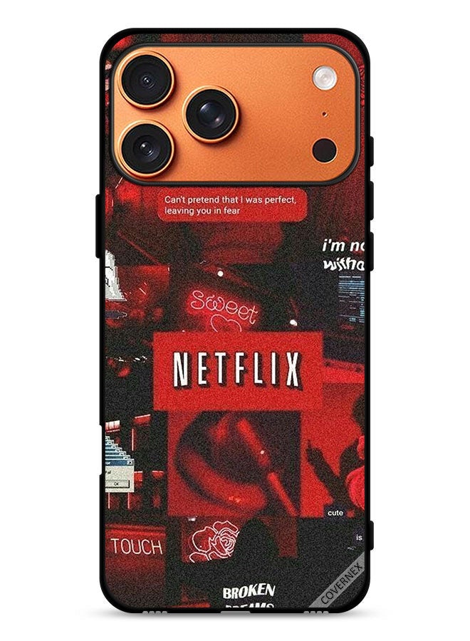 Covernex Apple iPhone 17 Pro Max Protective Case Cover Netflix Tags - Image 1