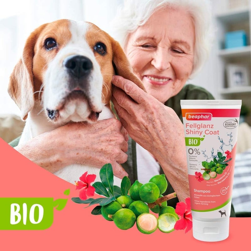 Beaphar Bio Cosmetic Shiny Coat Dog Shampoo 200ml - Image 2