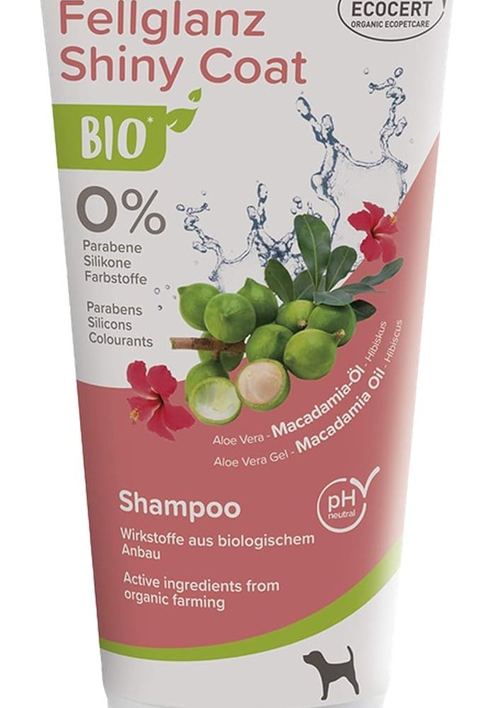 Beaphar Bio Cosmetic Shiny Coat Dog Shampoo 200ml - Image 1