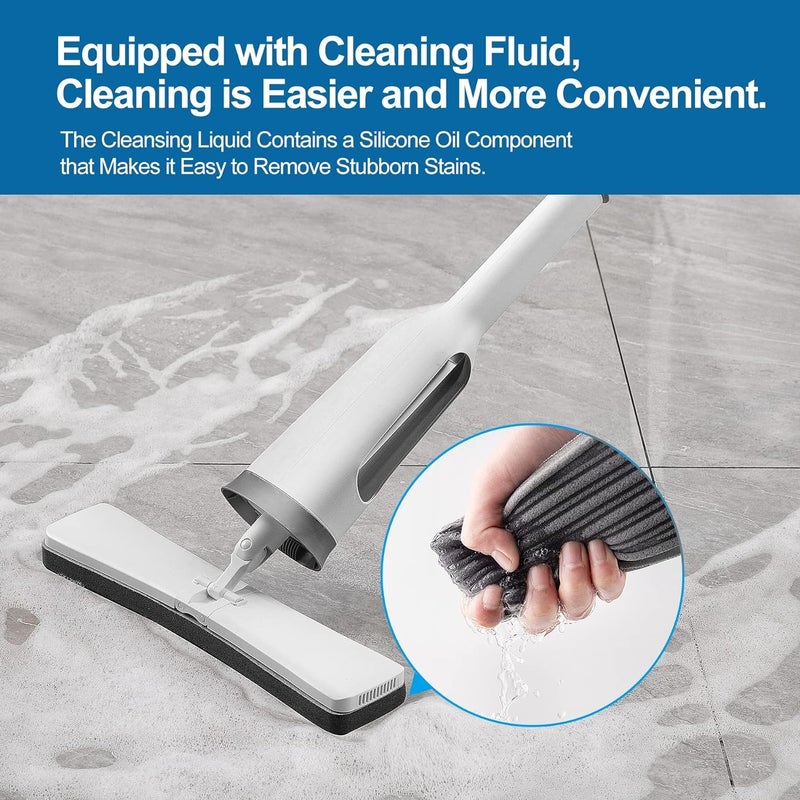Calyrex Squeeze Mop with Sponge Mop Heads Automatic Self Wringing Roller for HandsFree Sponge Mop for Floor Cleaning Tools - Image 4