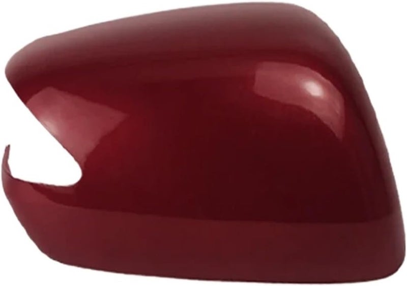Red Right Side Mirror Cover With Lamp For Car 2008 2013 Exterior Housing - Image 1