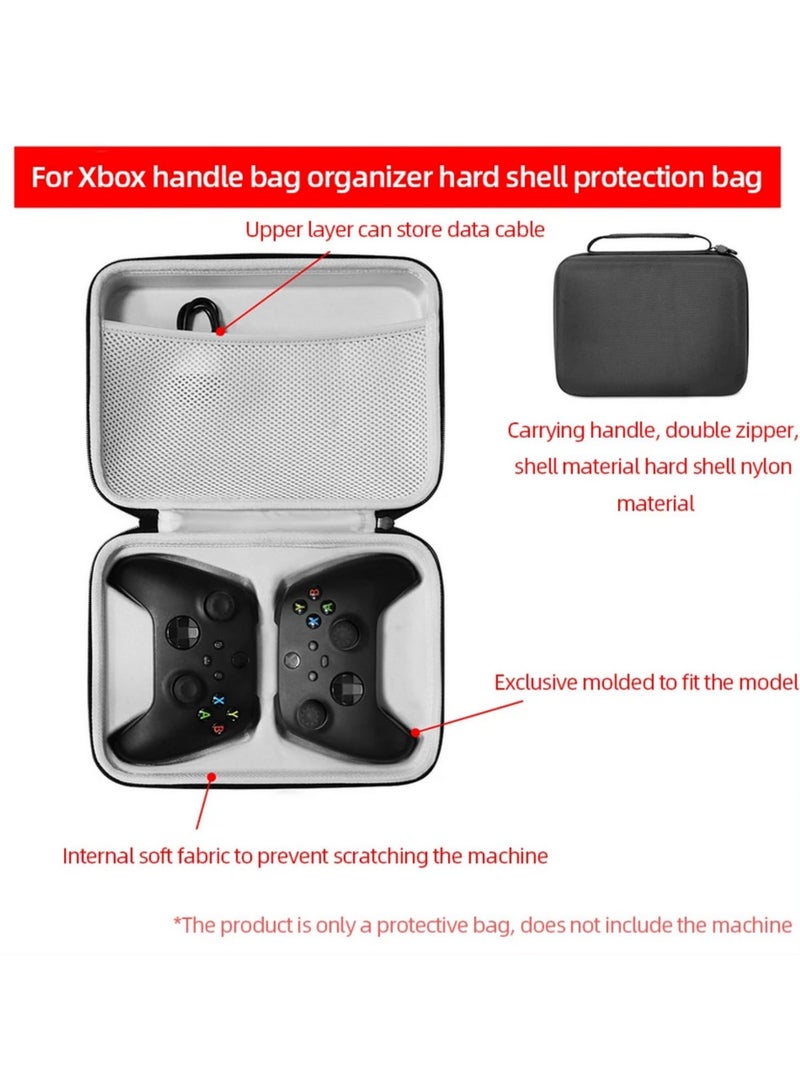 Dual Controllers Carrying Bag For Sony PS4 PS5 Gamepad Nylon Storage Case Shockproof Protective Handbag For Switch Pro/Xbox  - Image 4