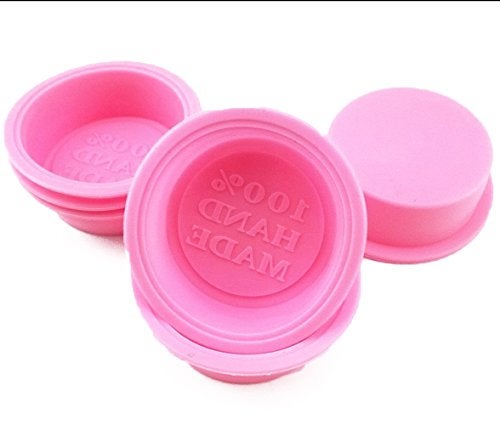 yueton 6pcs Mini Cute 100% Handmade Silicone DIY Soap Mold Craft Art Making Mould (Round) - Image 1