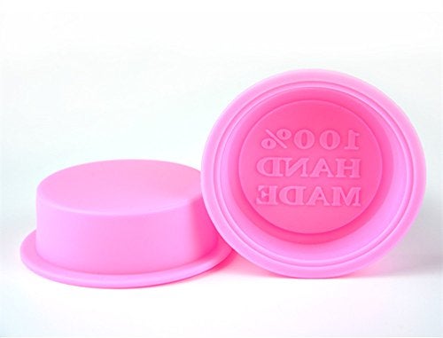 yueton 6pcs Mini Cute 100% Handmade Silicone DIY Soap Mold Craft Art Making Mould (Round) - Image 4