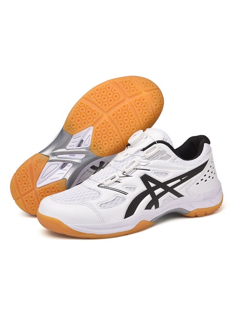 Factory Direct Badminton Shoes for Match and Training H-B08 white and black