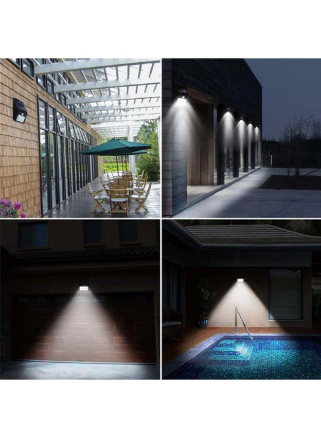 كروني مصباح حائط خارجي يعمل بالطاقة الشمسية من كروني مزود بمستشعر حركة - 400 لومن مقاوم للماء IP65 ضوء أمان للحديقة والممر والجراج - Image 5