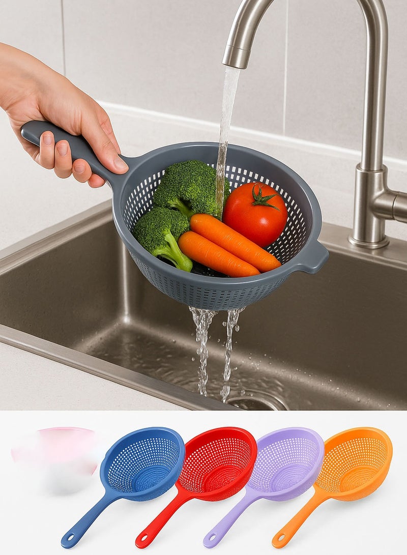 فافيلا مصفاة مطبخ  بلاستيك عميقة للفواكه والخضروات –  مثالية لغسل وتنظيم الفواكه والخضروات متعدد  بألوان عصرية! - Image 3