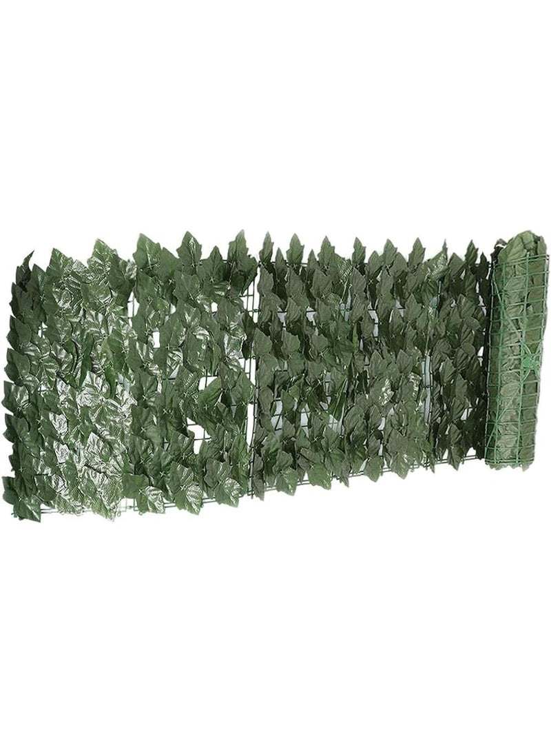 Generic Artificial Hedges Fence Simulation Grape Leaf Screening Roll Fake Garden Plants 50x300cm  - Image 1