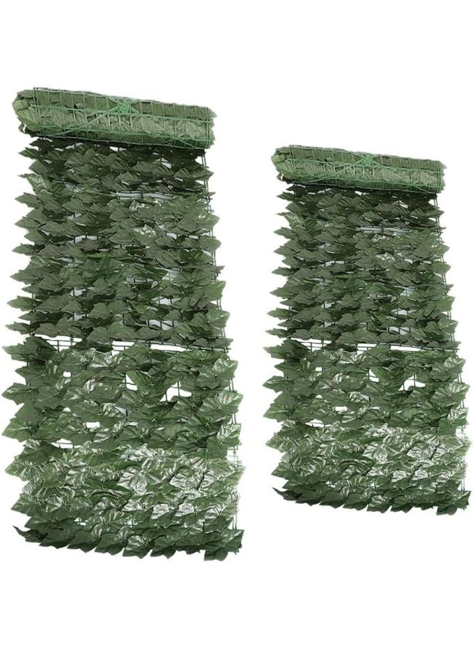 Generic Artificial Hedges Fence Simulation Grape Leaf Screening Roll Fake Garden Plants 50x300cm  - Image 4