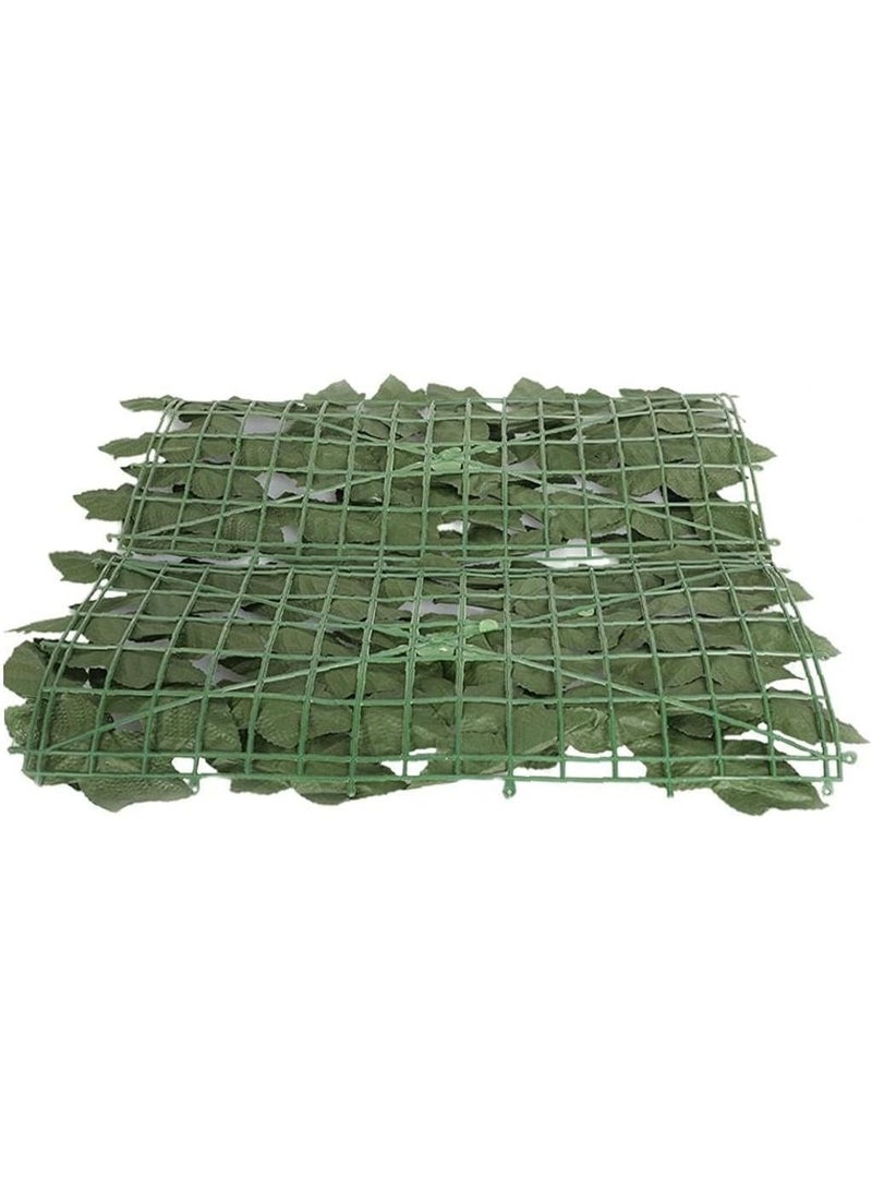 Generic Artificial Hedges Fence Simulation Grape Leaf Screening Roll Fake Garden Plants 50x300cm  - Image 5