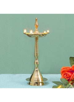 ® Brass Diya For Pooja Kerala Diya Diyas Diya Lamp For Puja Diwali Diyas, Traditional Samai Lamp Kutthu Vilakku Panchmahal Deepam - Indian Diwali Gifts [ 10 Inch, Set Of 1 ] - pzsku/Z0758A42E1296E044C288Z/45/_/1735214614/e08ce4e4-1c68-4877-9ae3-89bcb91695be