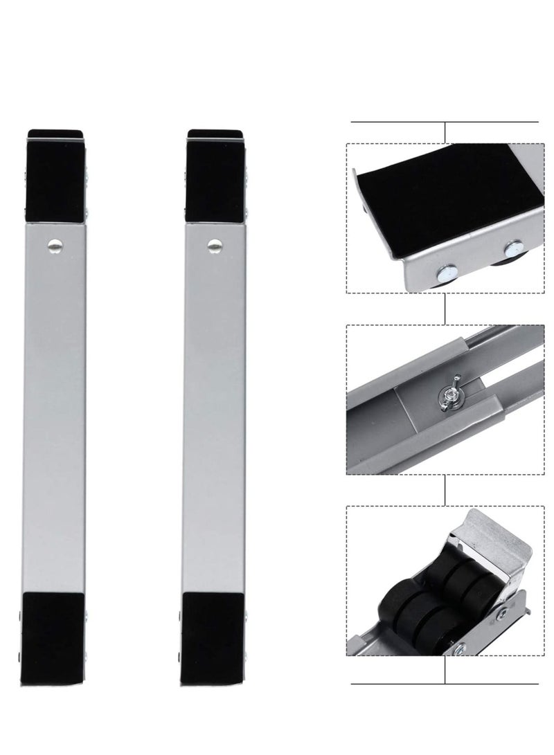 Washing Machine Stand with Wheels Adjustable Roller Base Mobile Roller Refrigerator Base Moving Cart for Dryer Fridge Furniture  - Image 4
