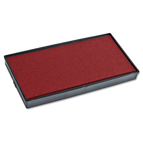 2000 Plus وسادة حبر بديلة COSCO 2000PLUS لطابعة 2000PLUS 1SI20PGL، 1.63" × 0.25"، أحمر - Image 4