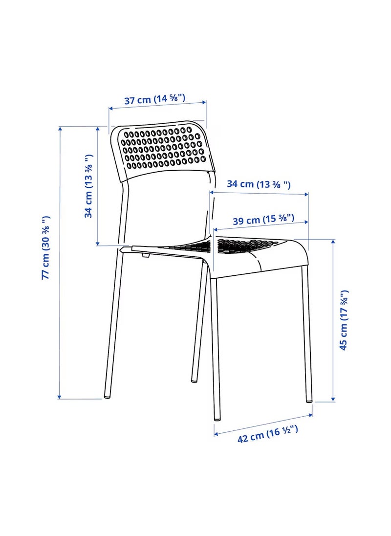 Dining Table+2 Chairs - Table and 2 Chairs White for Kitchen, Dining Room, Restaurants, 75 cm - pzsku/Z0758CB31375114C05F0FZ/45/_/1736373684/906db1d6-bf71-4ced-82e4-f7df62df72a5