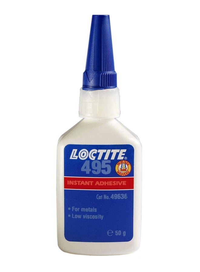 Loctite لاصق لوكتايت 495 سوبر بوندر 442-49550 1 أونصة لاصق فوري، لون شفاف - Image 3