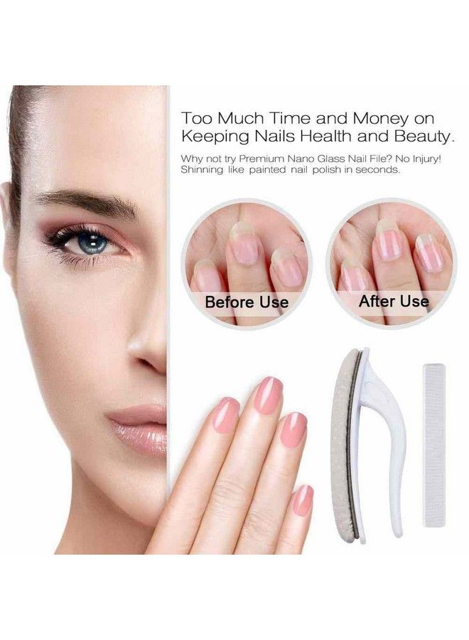 beUakso Premium Upgrade Lucency Nail Buffers For Natural Nails Artificial Nails And Chamois Nail Buffer All In One Step Beuakso Premium Upgrade Natural Nail Buffer And Shine Kit With Gift Box - Image 3